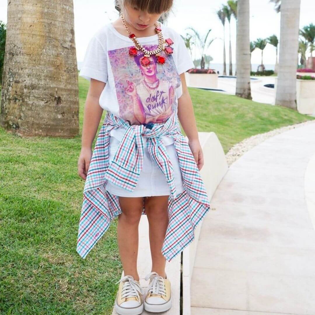 Look Infantil Menina All Star