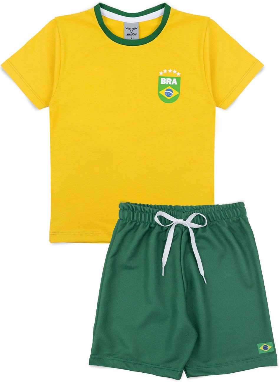 Superdry Camiseta RS Football Brazil Amarelo