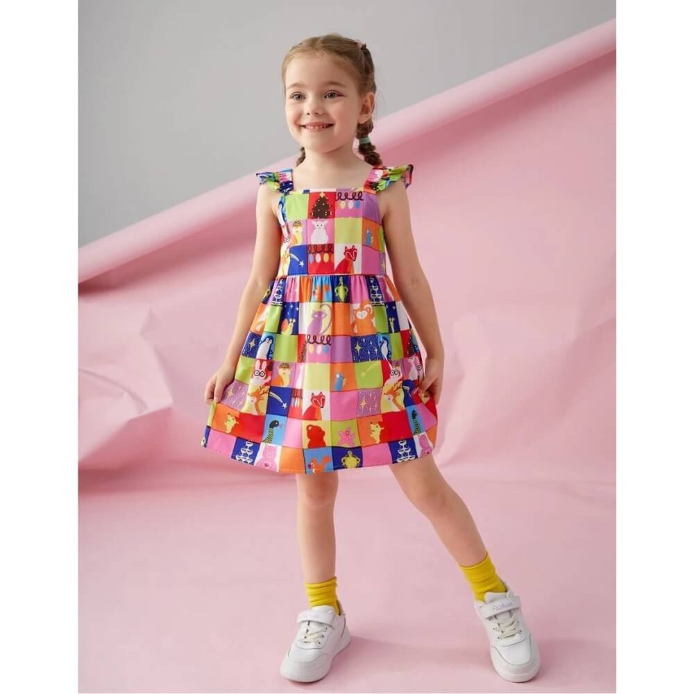 Vestido com Casaco Infantil Modelo Delicada