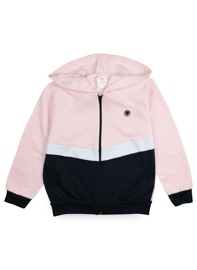 Moletom Capuz Feminino Rosa - Compre agora