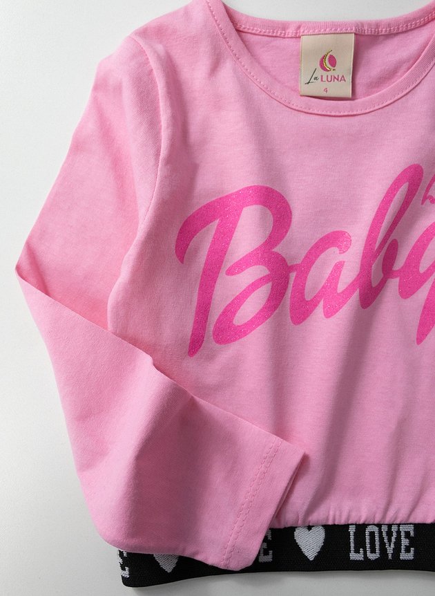 kit 3 peças de roupa de Barbie Para o Frio De Calça Casaco e Top