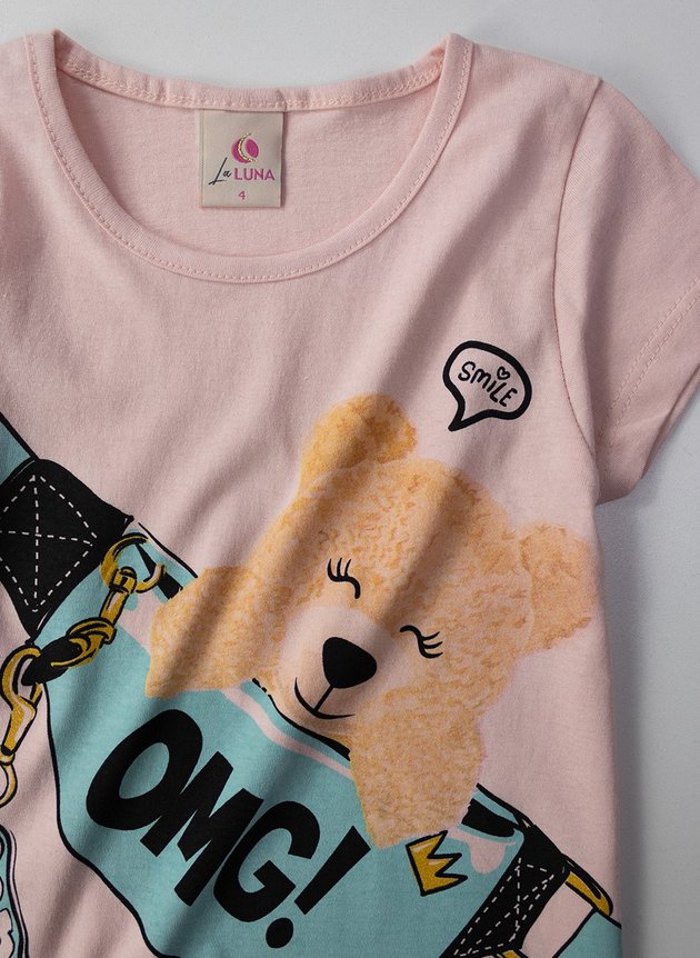 Conjunto Infantil de Teddy. ( 1 ou 2 anos )