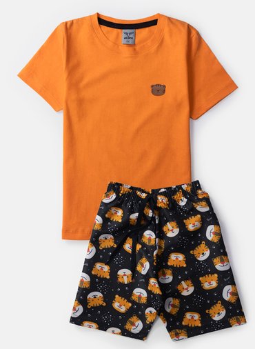 Conjunto Infantil Verão Blusa E Short Saia Gatinhas 2 peças Tam 4 a 14 -  Infanti - Loja de Roupa Infantil Para Meninas, Meninos e Bebês